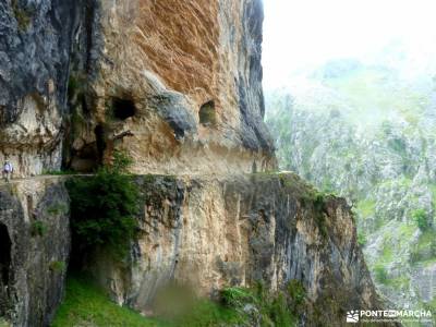 Ruta Cares-Picos de Europa; rio borosa ruta el cañon del sil cañon de la horadada cascada somosier